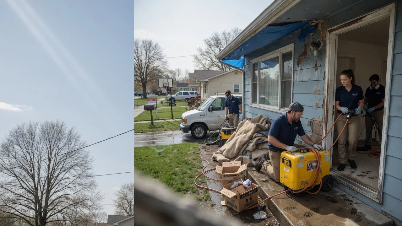 Basement Flood Cleanup in Tollesboro, KY near me